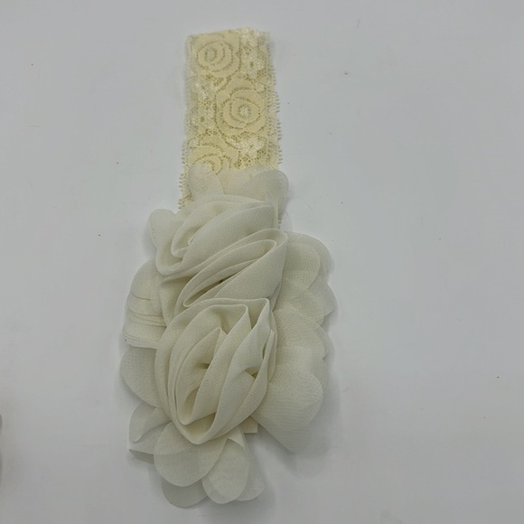 HEADBANDS SET OF 17 HOMEMADE SOLID COLOR FLORAL LACE BABY GIRL New without tags - Picture 7 of 16